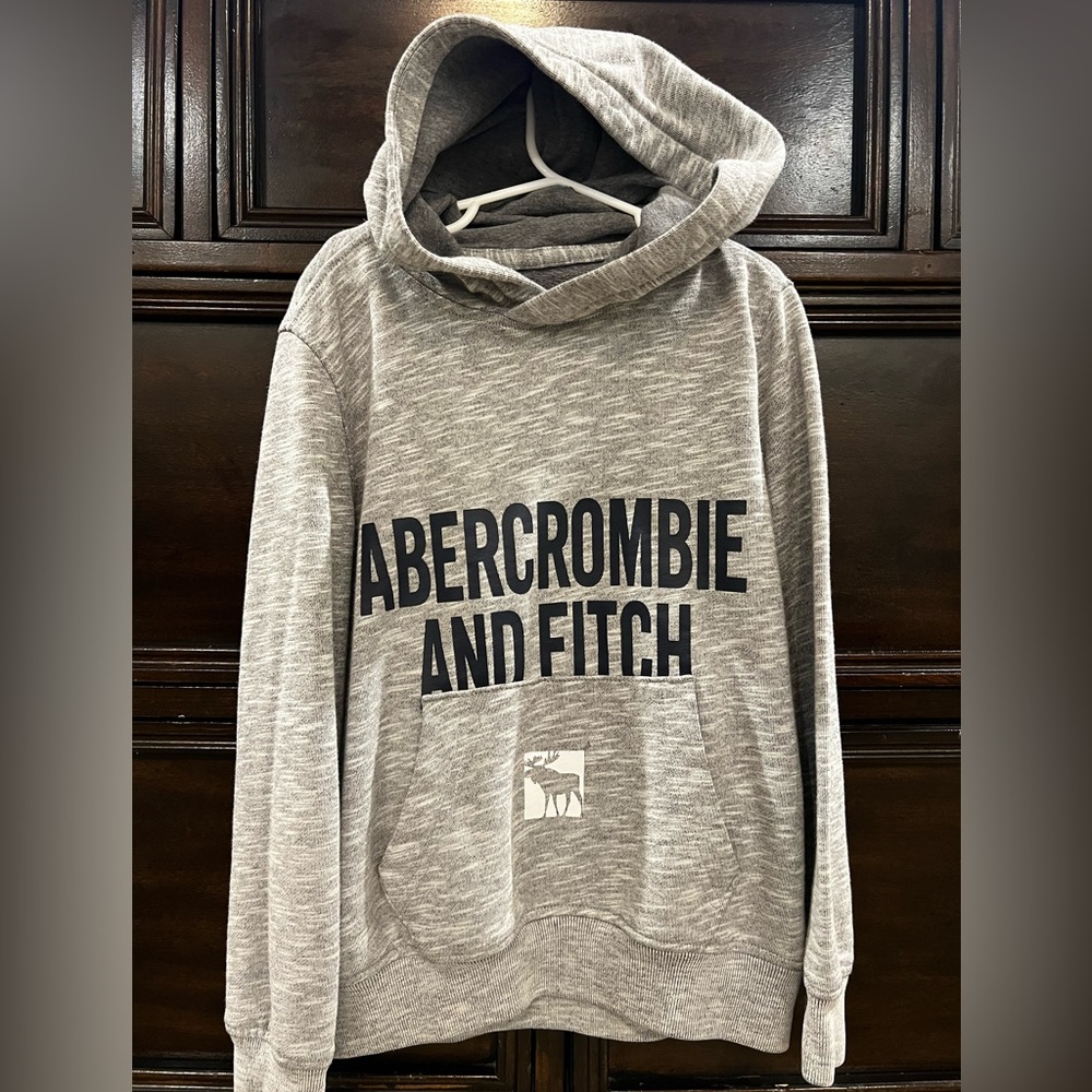 abercrombie kids boys logo hoodie size 7/8